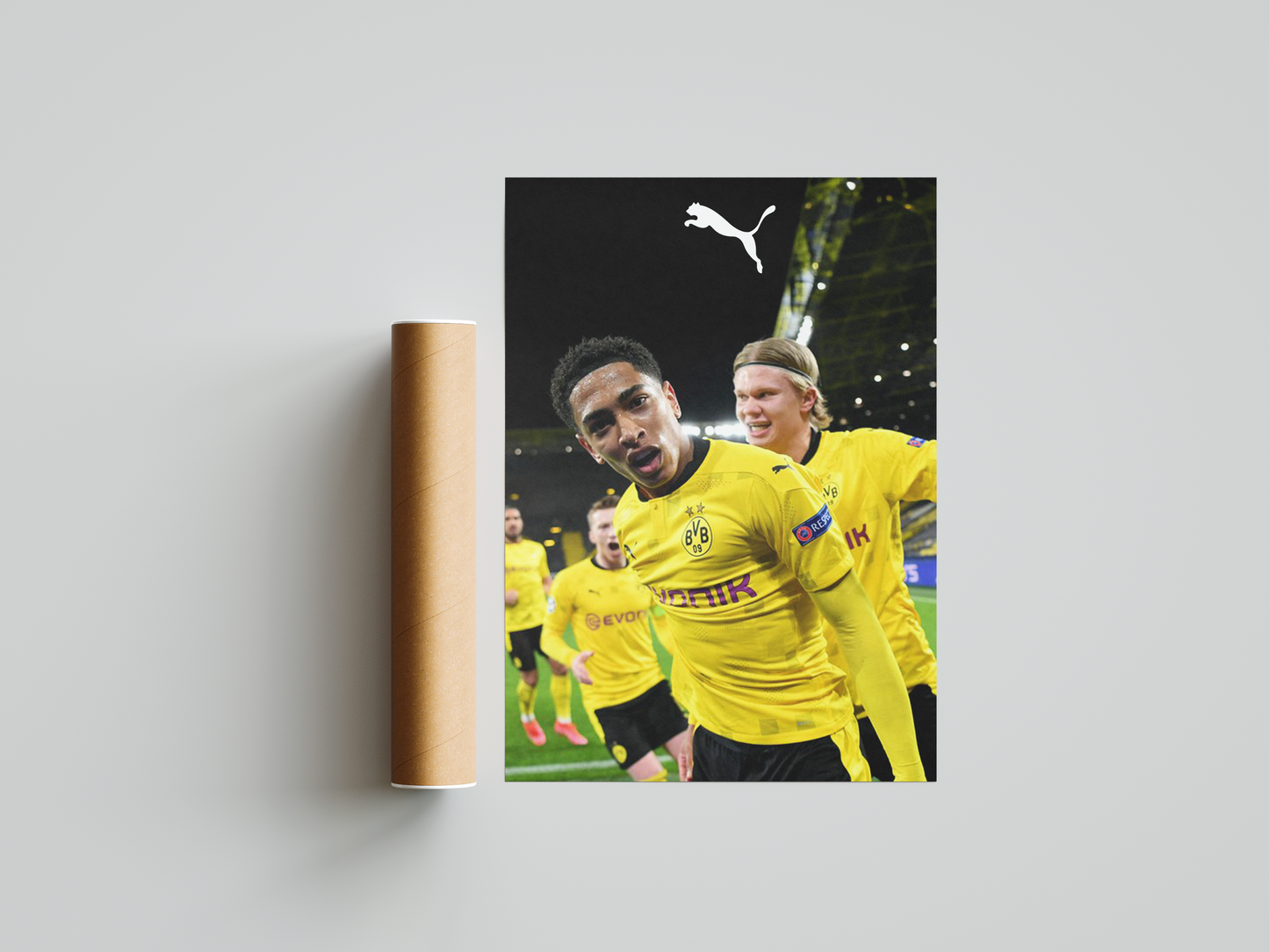 Poster „Dortmund Boys“ von Bellingham &amp; Haaland