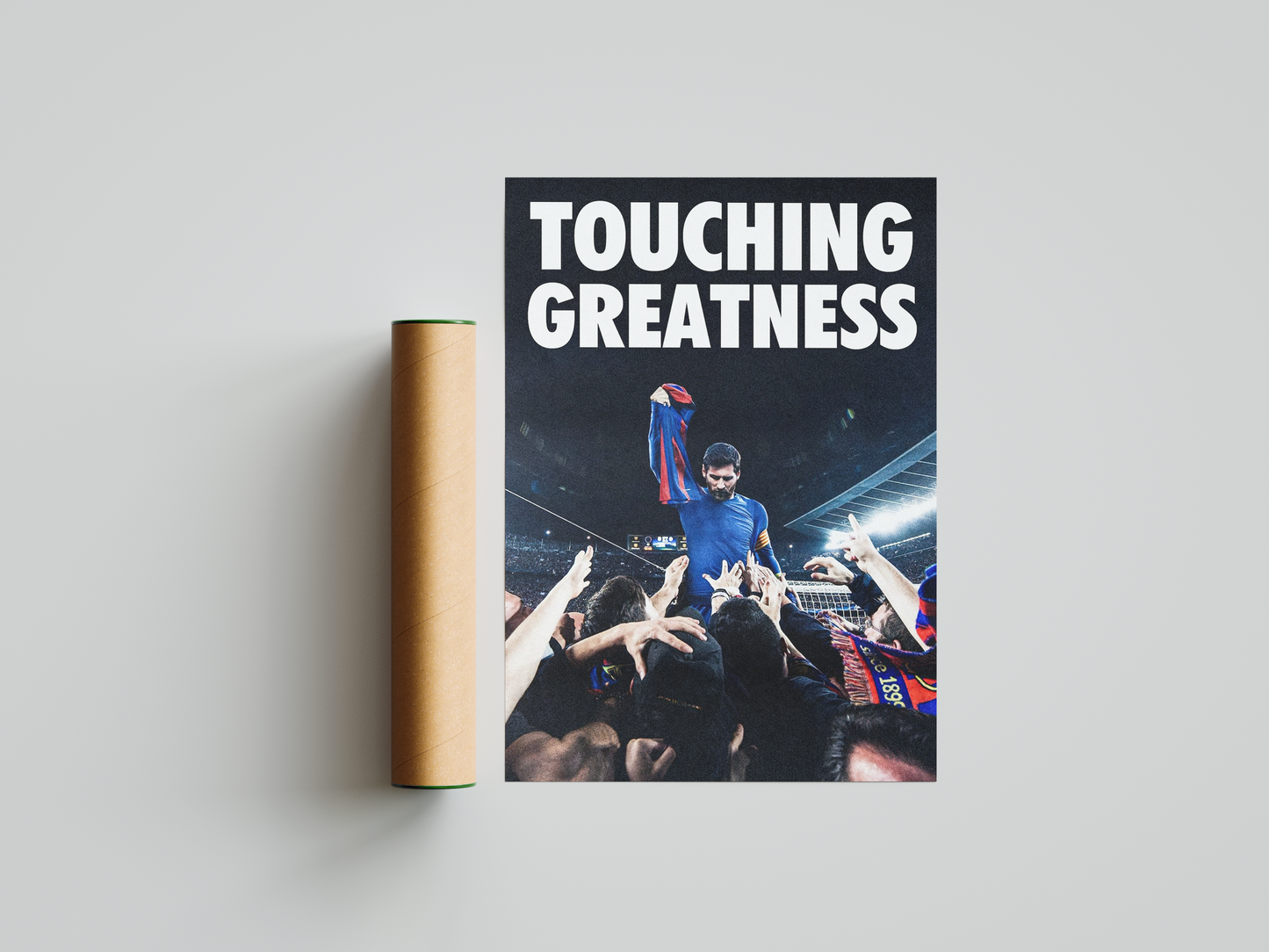 Lionel Messi 'Touching Greatness' Poster