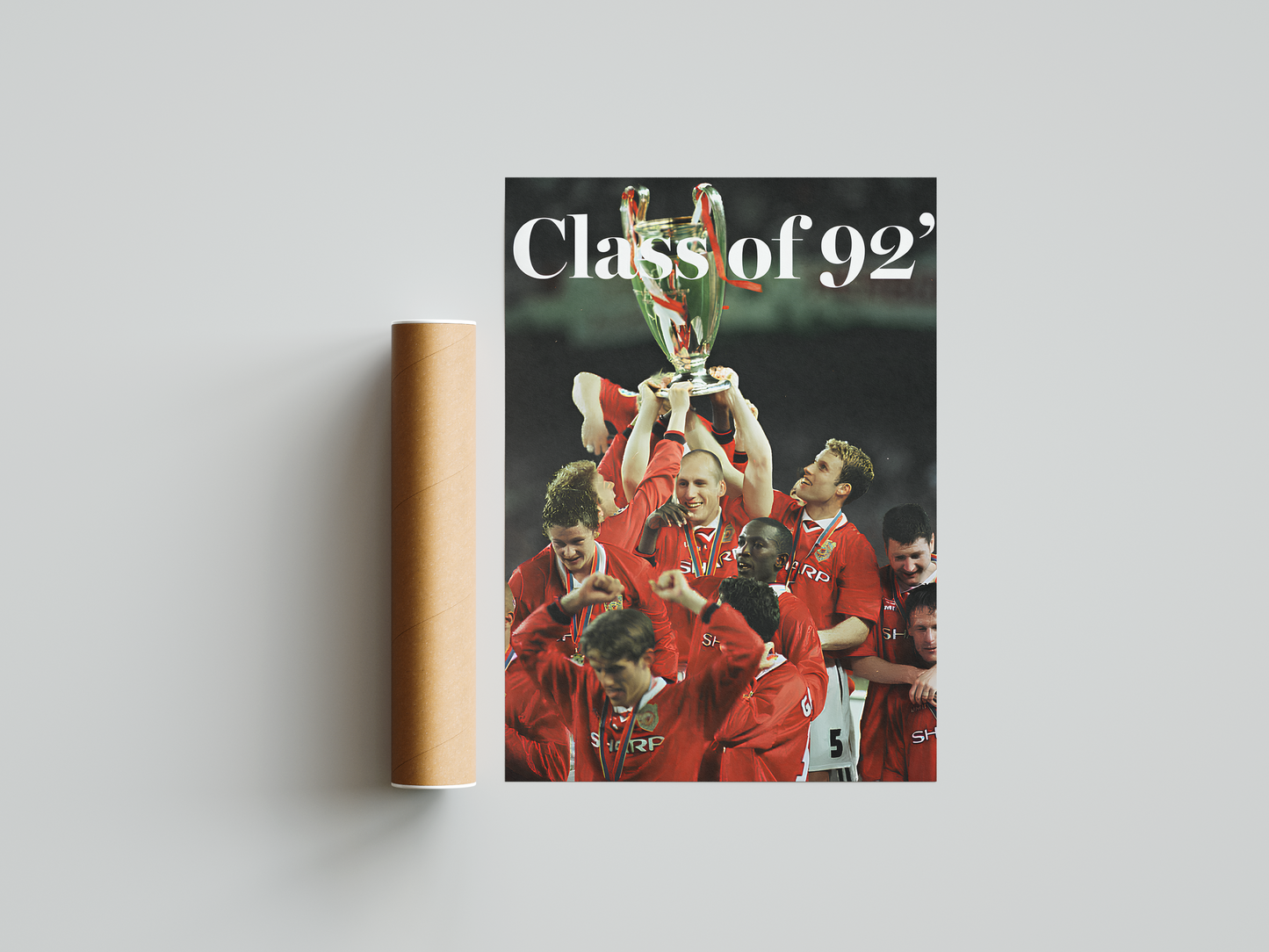 Manchester United „Klasse von 92“-Poster