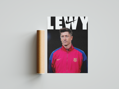 Robert Lewandowski 'Lewy' Poster