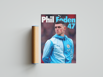 Phil Foden '47' Poster