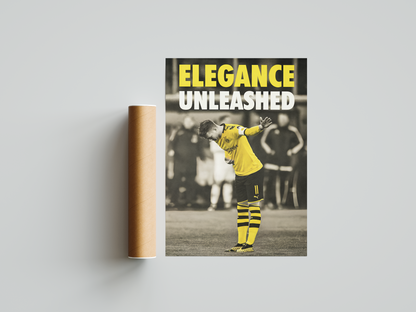 Marco Reus „Entfesselte Eleganz“-Poster