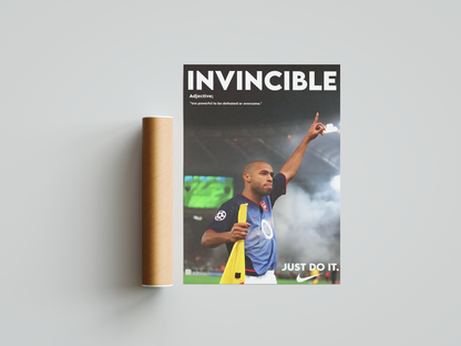 Thierry Henry 'Invincible' Poster