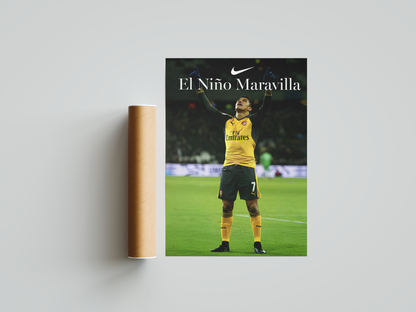 Alexis Sanchez 'Maravilla' Poster