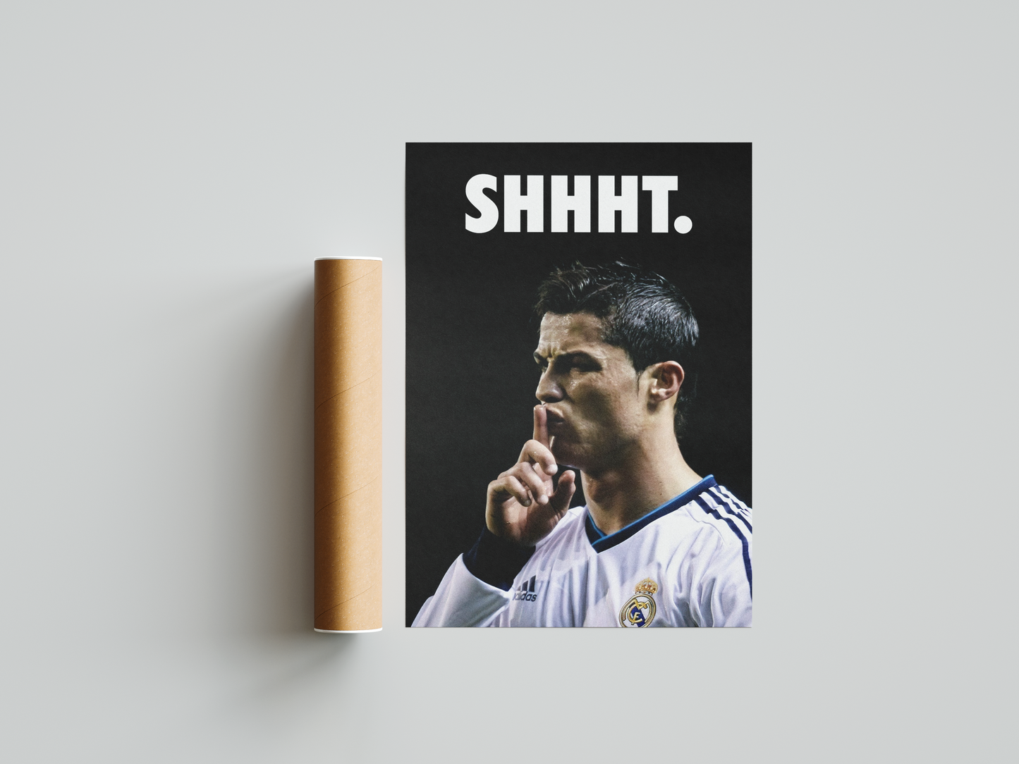 Cristiano Ronaldo 'Shhht' Poster