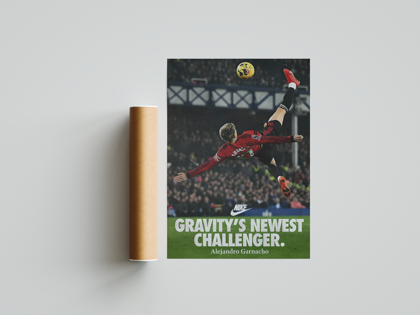 Garnacho 'Gravitys Newest Challenger' Poster