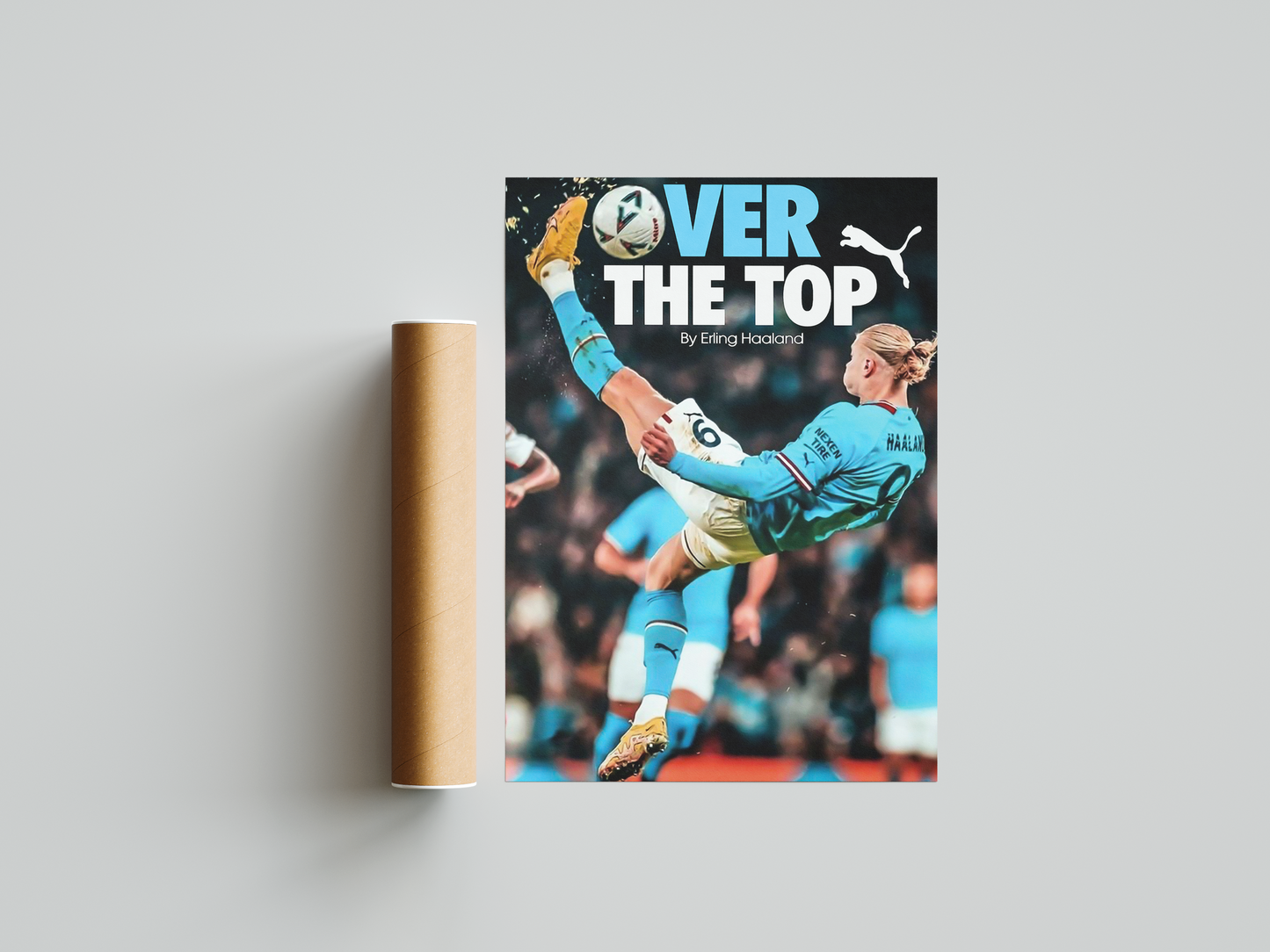 Erling Haaland 'Over The Top' Poster