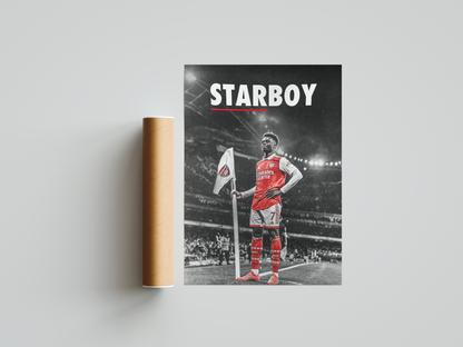 Bukayo Saka 'The Starboy' Poster