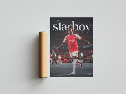 Bukayo Saka 'Starboy' Poster