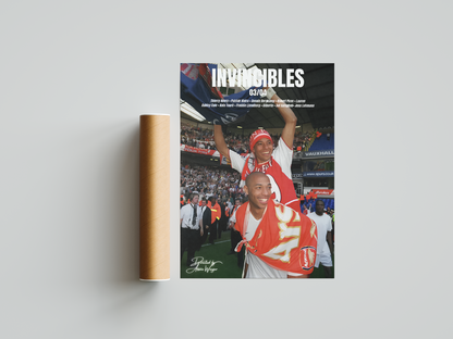 Poster „Invincibles“ „Regie: Wenger“