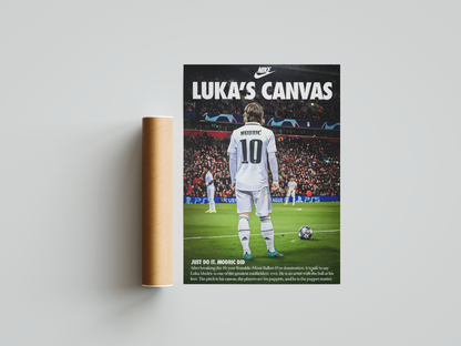 Luka Modrić 'Canvas' Poster