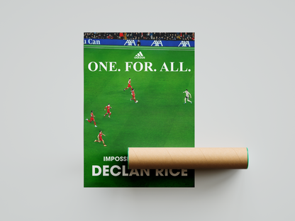 Declan Rice 'One For All' Poster