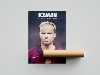 Dennis Bergkamp 'ICEMAN' Poster