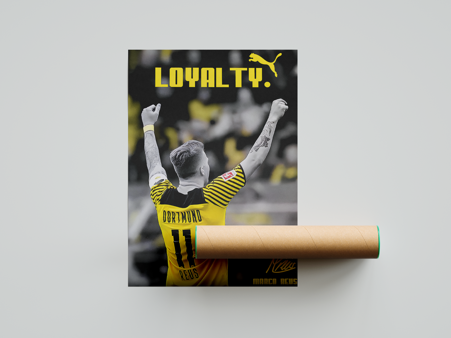 Marco Reus „Entfesselte Eleganz“-Poster