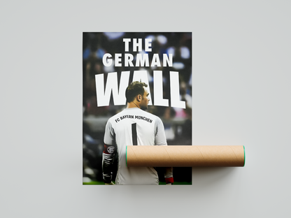 Manuel Neuer 'The German Wall' Poster