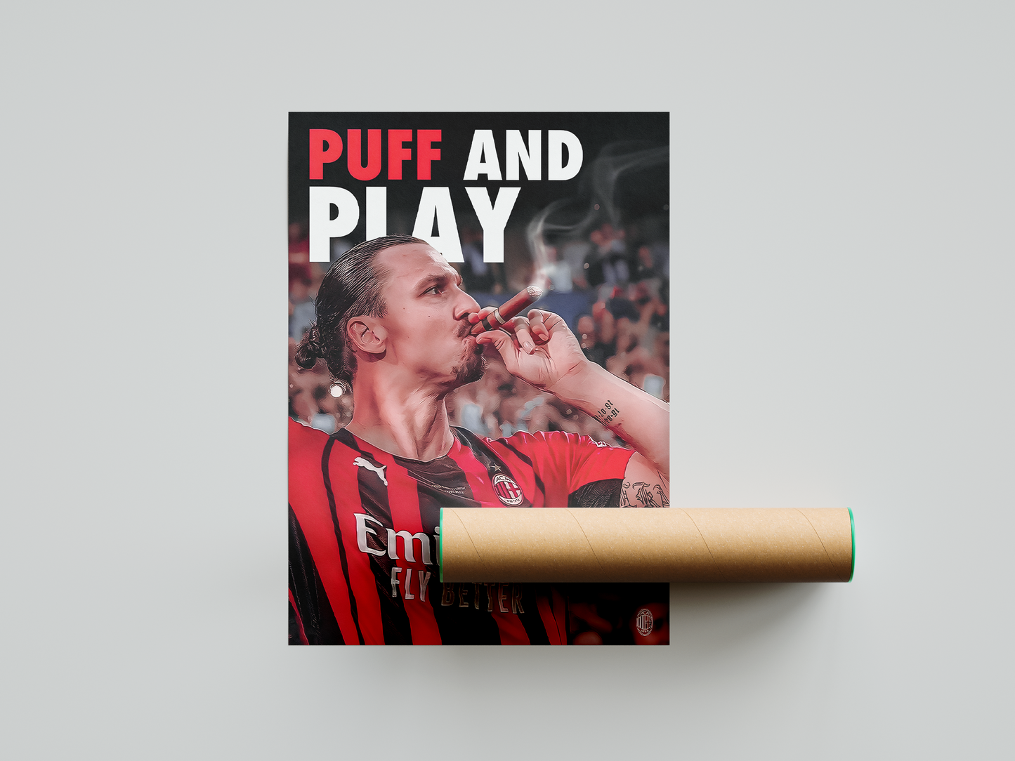 Zlatan 'Puff And Play' Poster