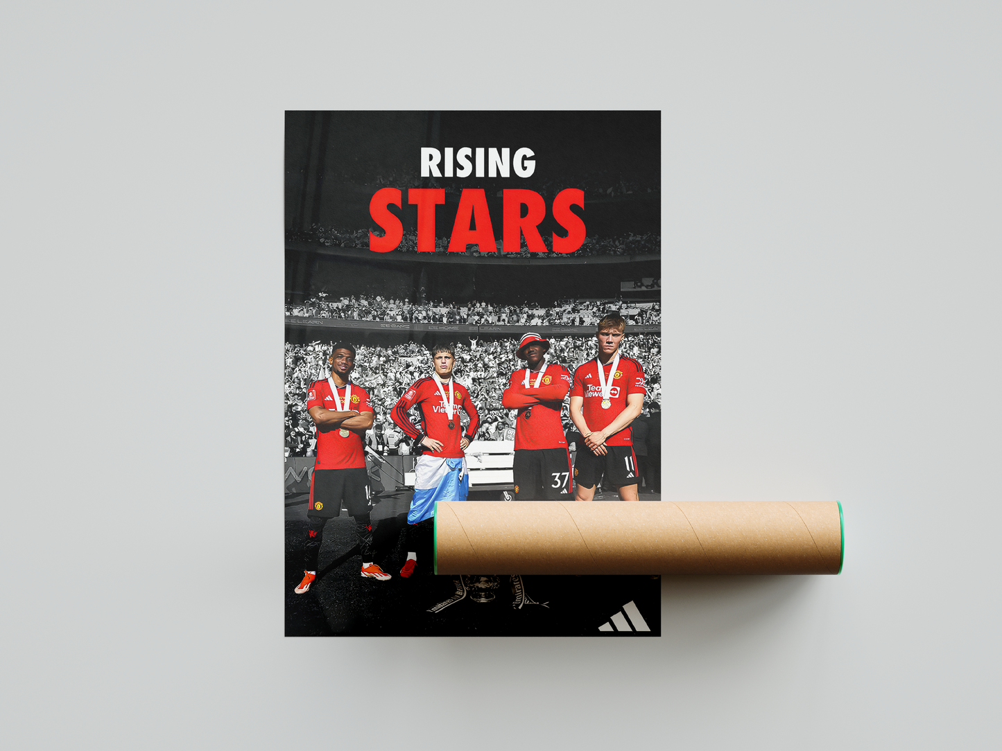 Manchester United 'Rising Stars' Poster