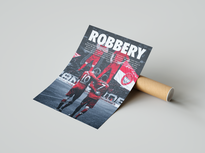 Franck Ribéry 'Robbery' Poster