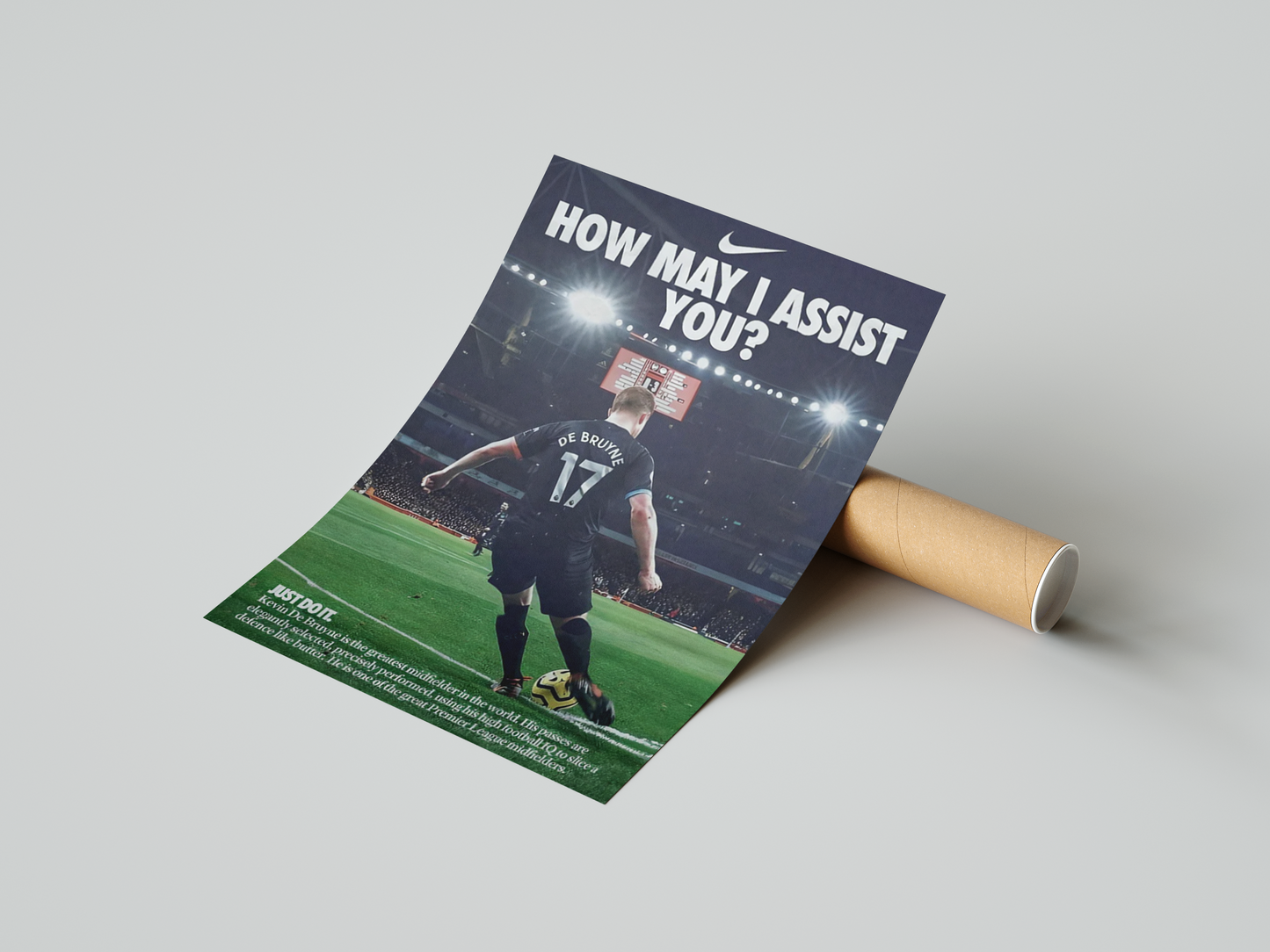 De Bruyne 'How May I Assist You?' Poster