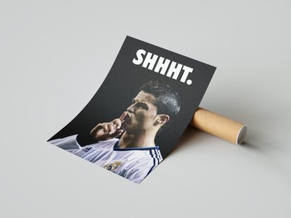 Cristiano Ronaldo 'Shhht' Poster