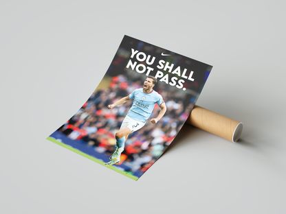 Rúben Dias 'You Shall Not Pass' Poster