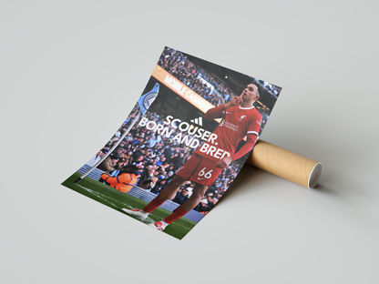 Poster „In Liverpool geboren und aufgewachsen“ von Trent Alexander-Arnold