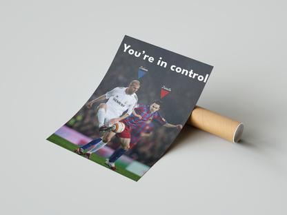 Zidane & Iniesta 'Control' Poster