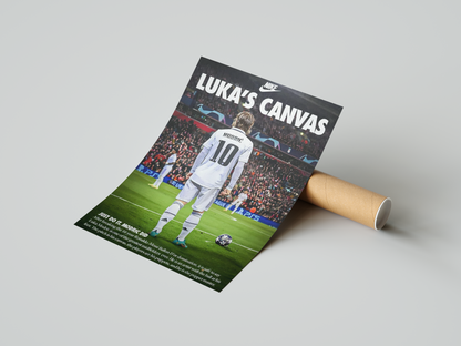 Luka Modrić 'Canvas' Poster