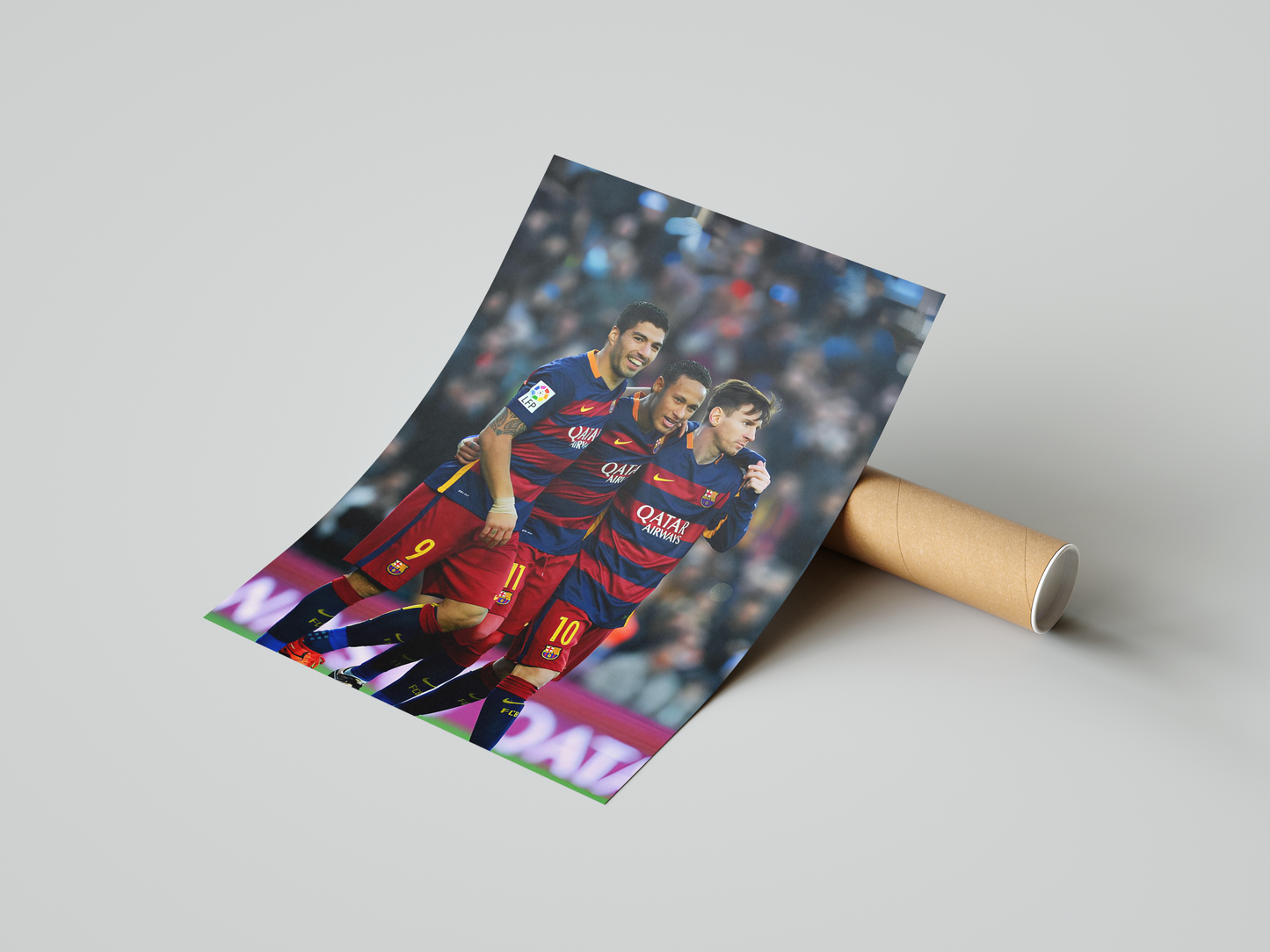 Messi, Suárez & Neymar Jr Classic Poster