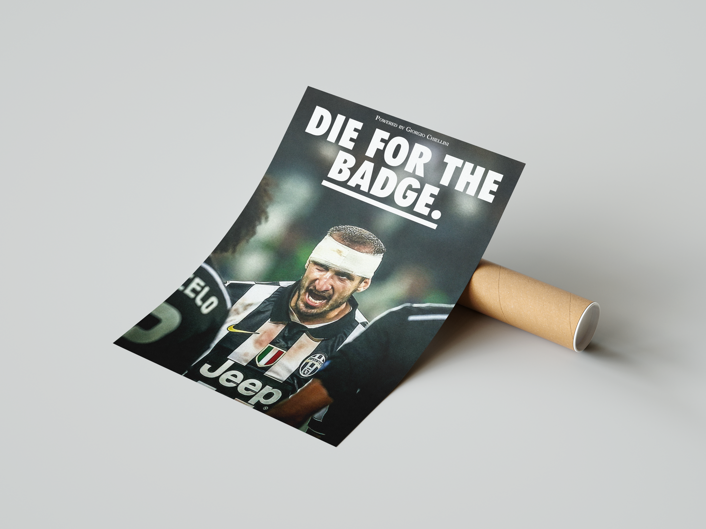 Chiellini „Stirb für das Abzeichen“ Poster