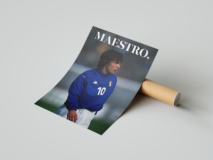 Andrea Pirlo 'Maestro' Poster