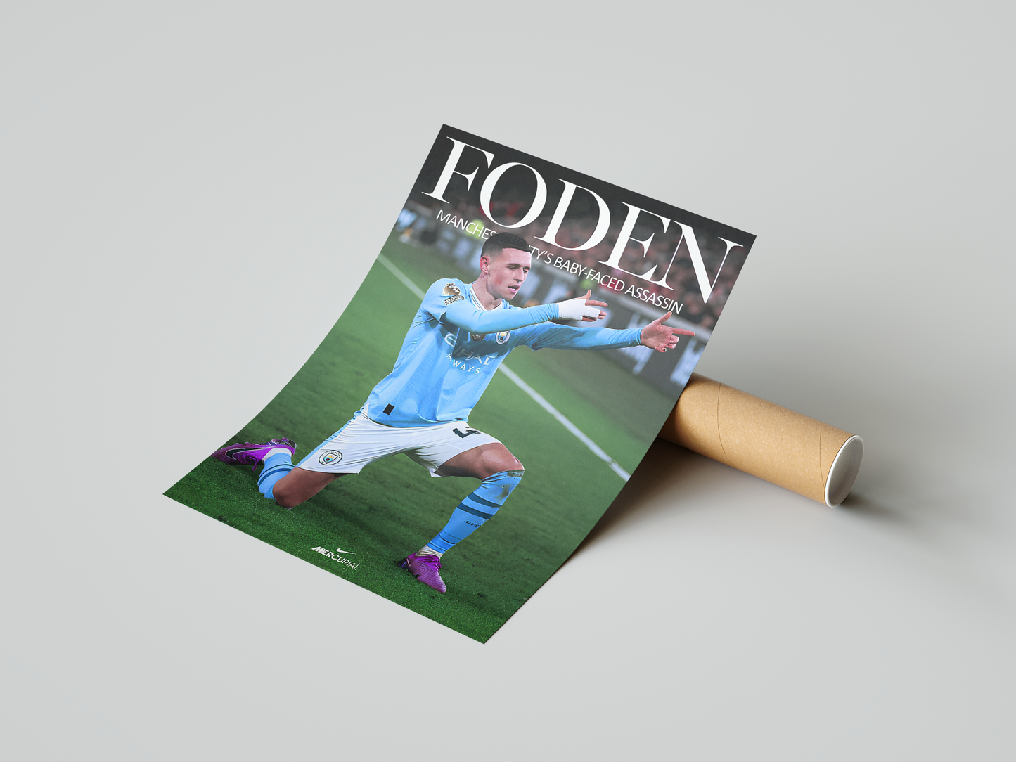 Phil Foden „Baby Faced Assassin“-Poster