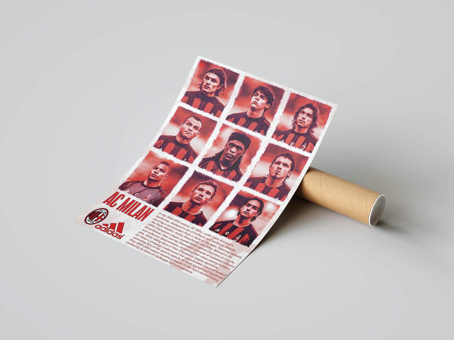 AC Milan 'Legends' Poster