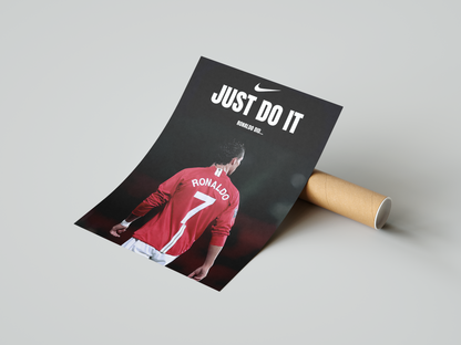 Cristiano Ronaldo Focus 'He Did' Poster