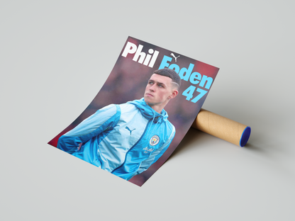 Phil Foden '47' Poster