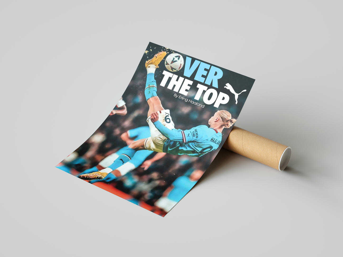 Erling Haaland 'Over The Top' Poster