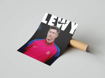 Robert Lewandowski 'Lewy' Poster