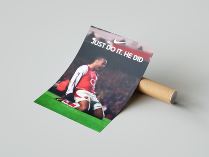 Thierry Henry 'He Did' Poster