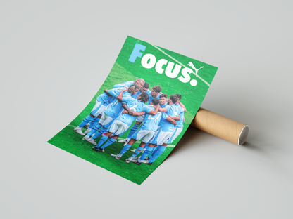 Manchester City 'Focus' Poster