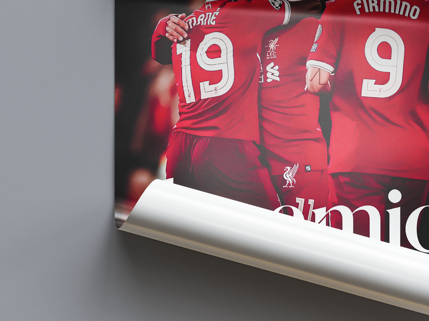 Mane, Salah & Firmino 'Dynamic Trio' Poster