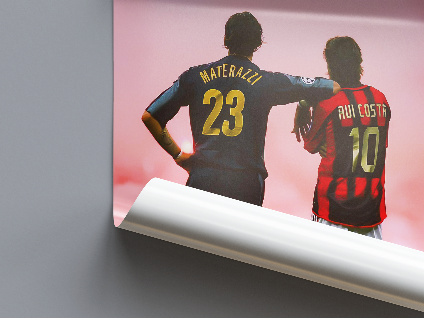 Costa & Materazzi 'This Is Football' Poster