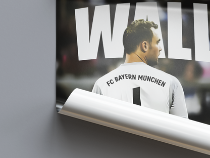 Manuel Neuer 'The German Wall' Poster