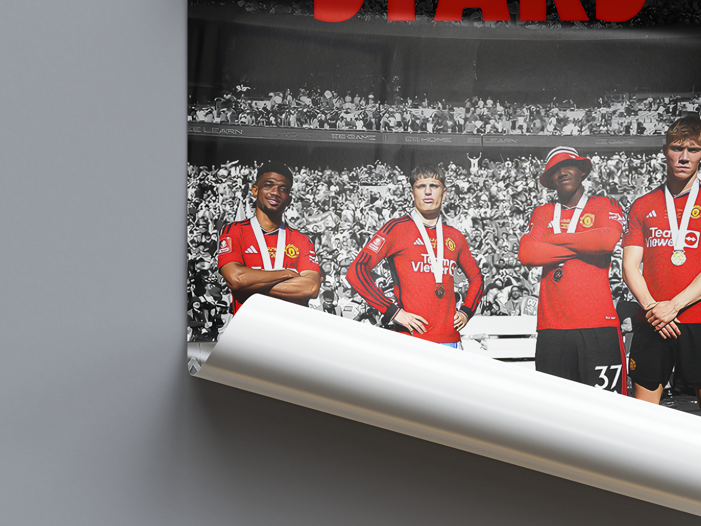 Manchester United 'Rising Stars' Poster