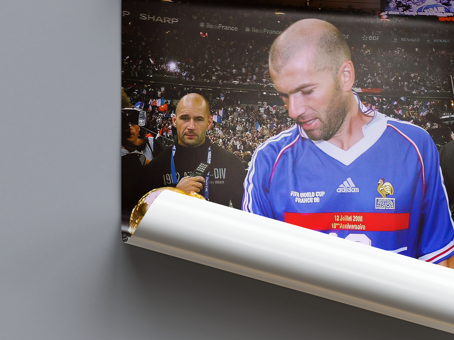 Zinedine Zidane 'Zizou World Cup' Poster