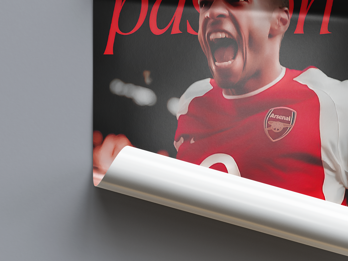 Thierry Henry 'Arsenals Passion' Poster