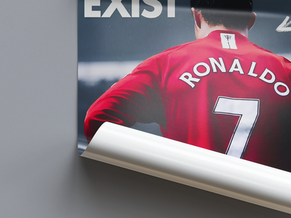 Cristiano Ronaldo 'Perfect Does Exist' Poster