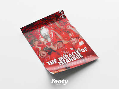 Liverpool 'The Miracle Of Istanbul' Poster