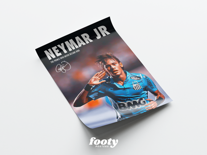 Neymar 'Santos' Poster