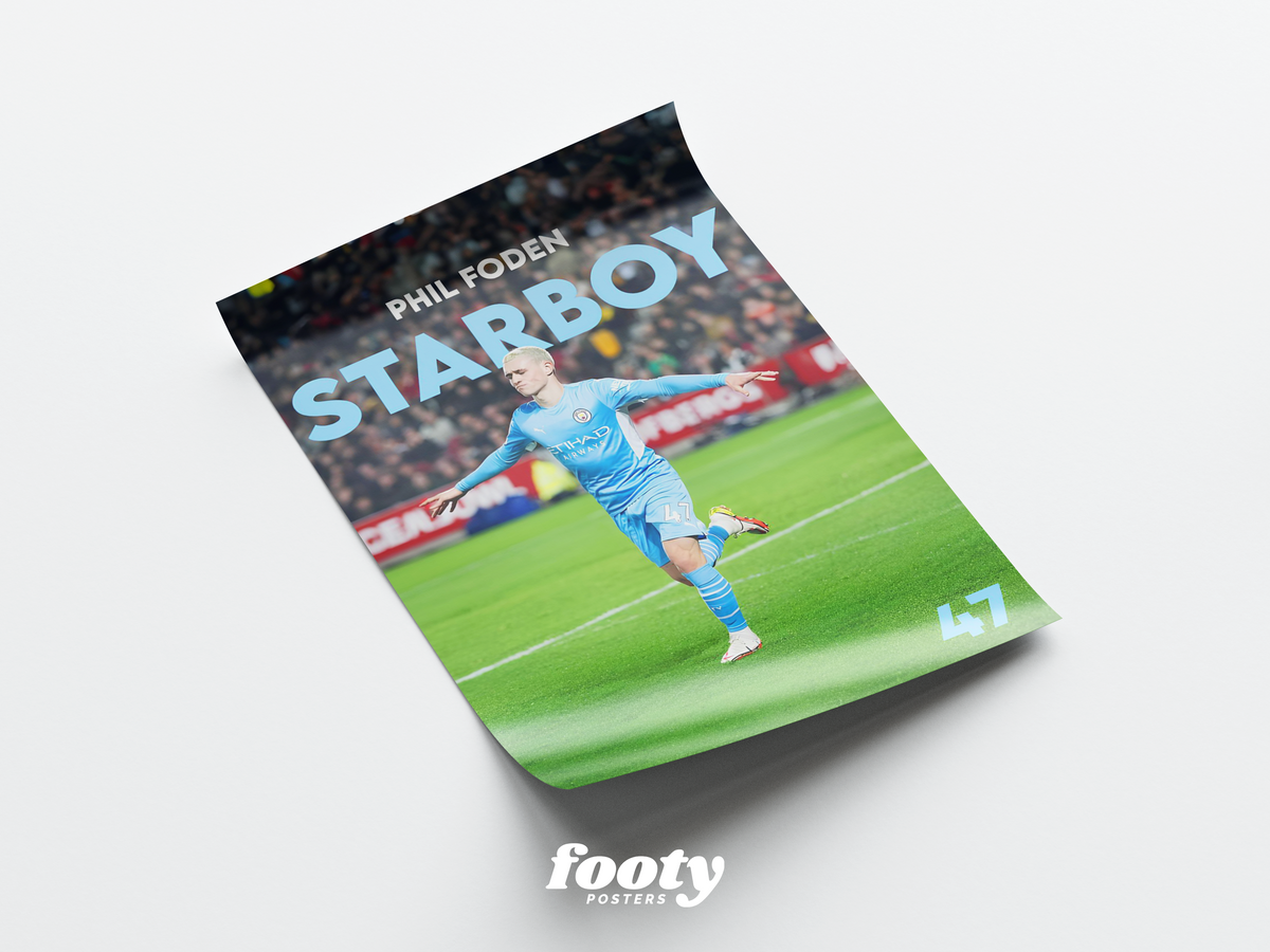 Phil Foden 'Starboy' Poster