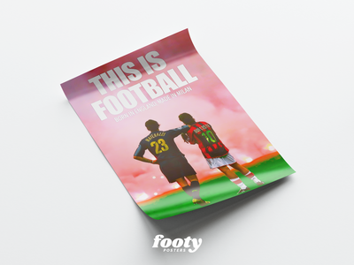 Costa & Materazzi 'This Is Football' Poster